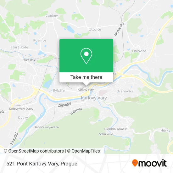 Карта 521 Pont Karlovy Vary