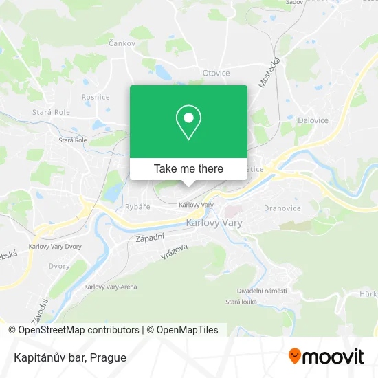 Карта Kapitánův bar