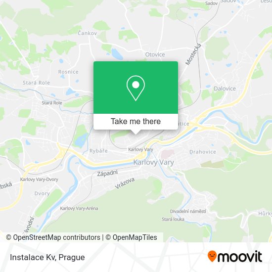 Карта Instalace Kv