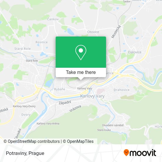 Карта Potraviny