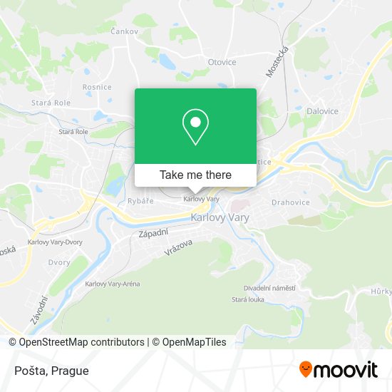 Карта Pošta
