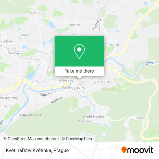 Květinářství Květinka map