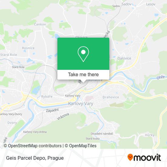 Карта Geis Parcel Depo