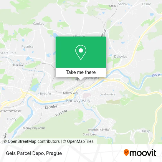 Карта Geis Parcel Depo
