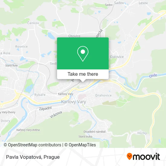 Карта Pavla Vopatová