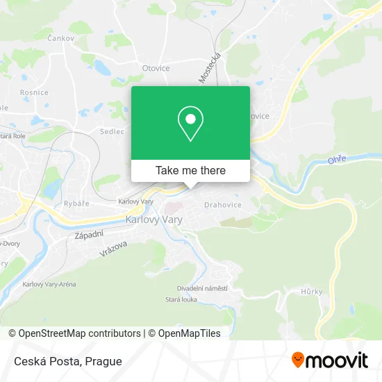 Карта Ceská Posta