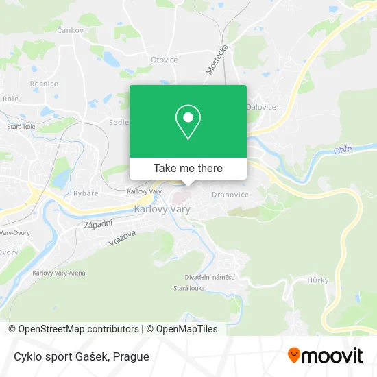 Карта Cyklo sport Gašek