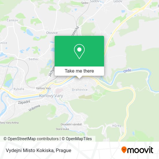 Карта Vydejni Misto Kokiska
