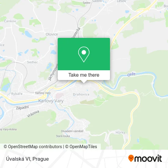 Карта Úvalská VI
