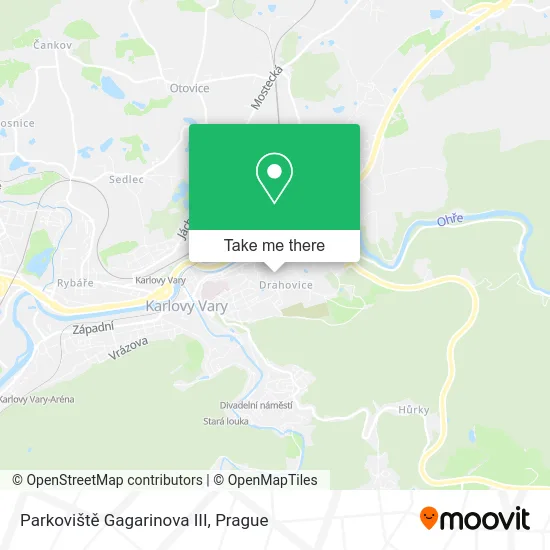 Карта Parkoviště Gagarinova III