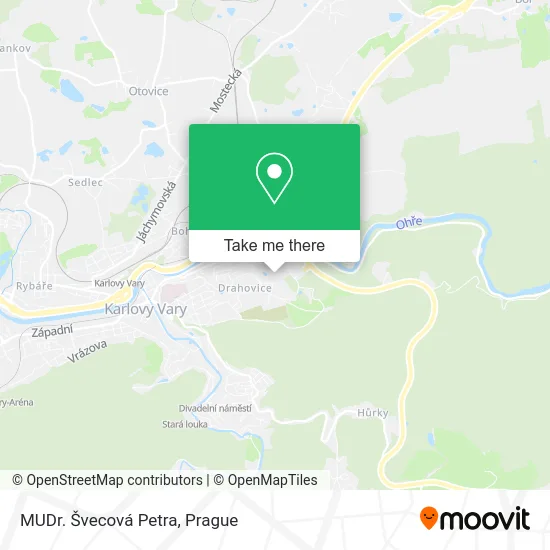Карта MUDr. Švecová Petra