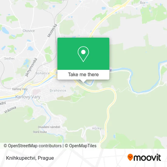 Карта Knihkupectvi