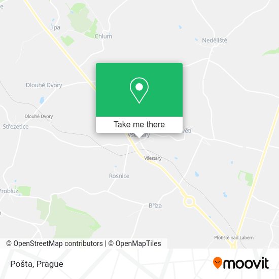 Карта Pošta