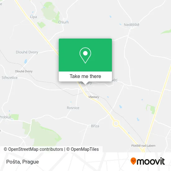 Карта Pošta