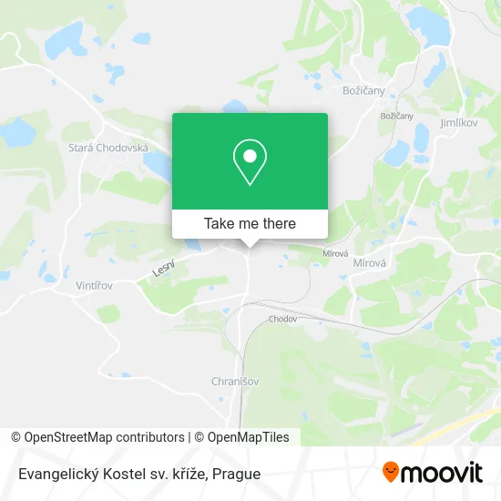 Evangelický Kostel sv. kříže map