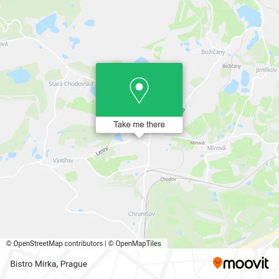 Карта Bistro Mirka