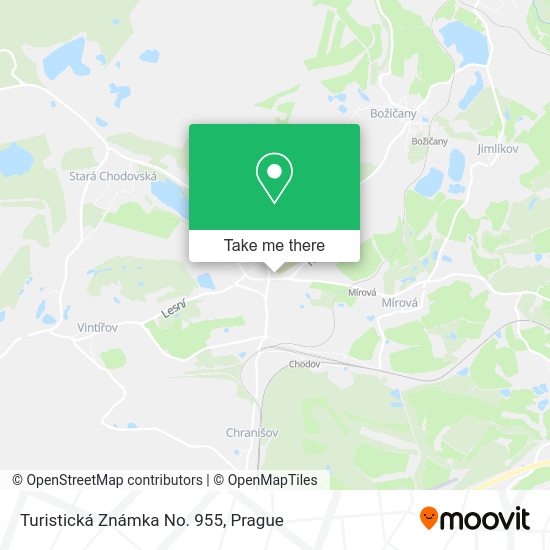 Карта Turistická Známka No. 955