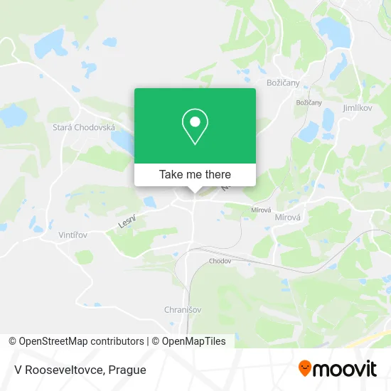Карта V Rooseveltovce