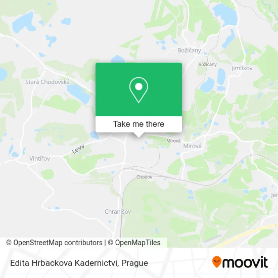 Карта Edita Hrbackova Kadernictvi