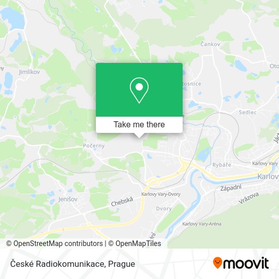 Карта České Radiokomunikace