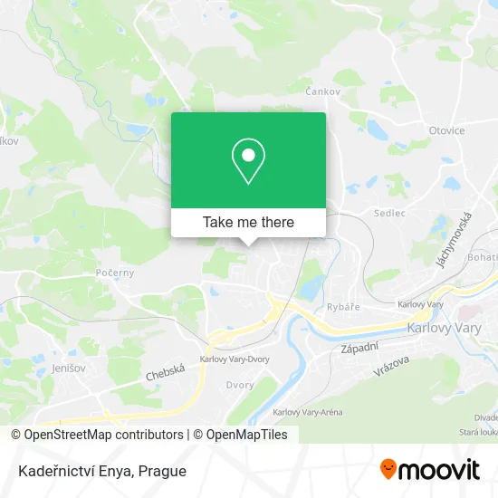 Карта Kadeřnictví Enya