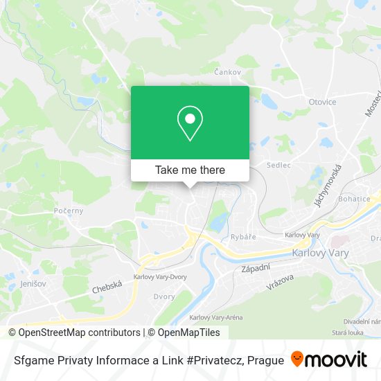 Карта Sfgame Privaty Informace a Link #Privatecz
