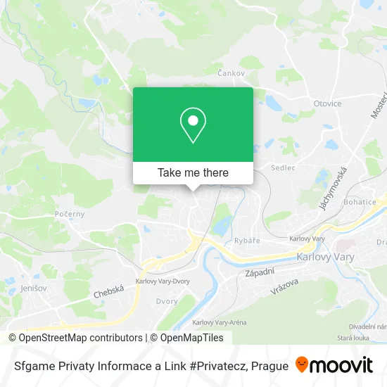 Карта Sfgame Privaty Informace a Link #Privatecz