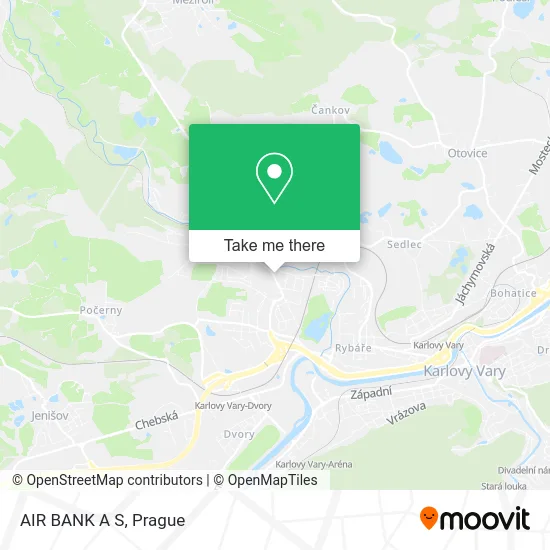 Карта AIR BANK A S