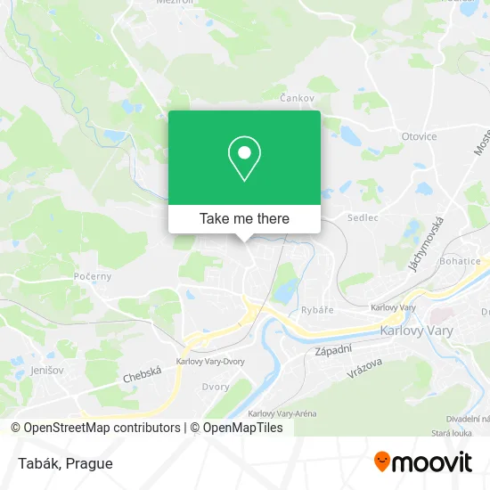 Карта Tabák
