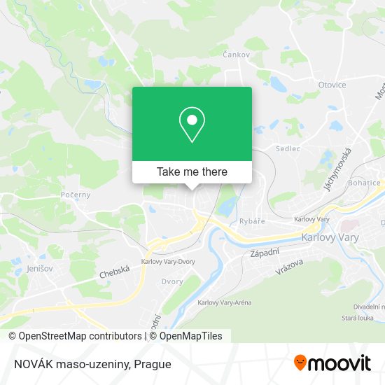 Карта NOVÁK maso-uzeniny