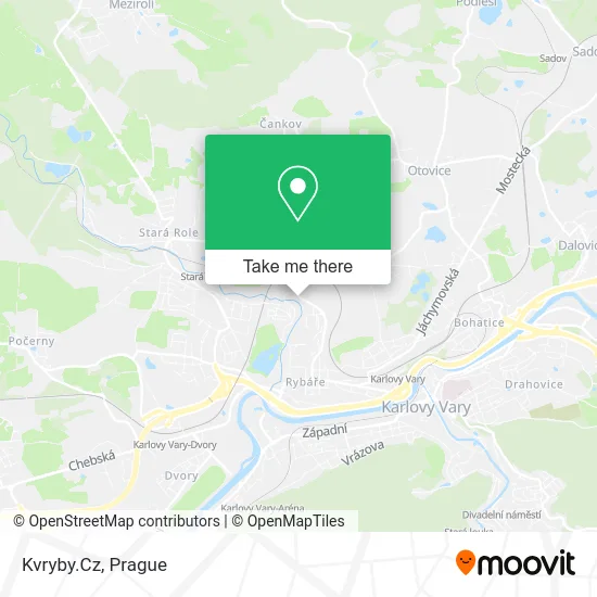 Карта Kvryby.Cz