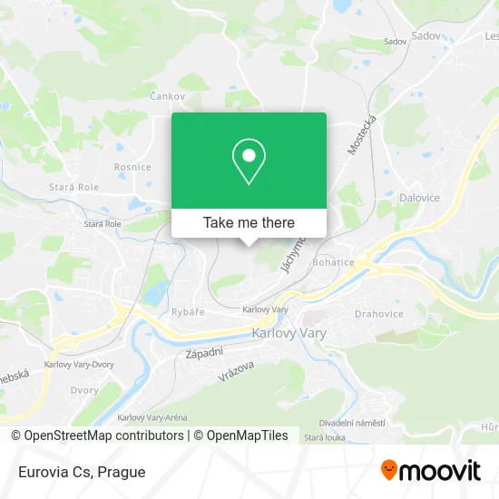 Eurovia Cs map