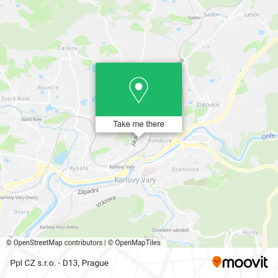 Карта Ppl CZ s.r.o. - D13