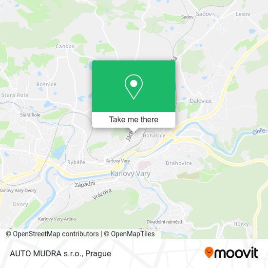 Карта AUTO MUDRA s.r.o.