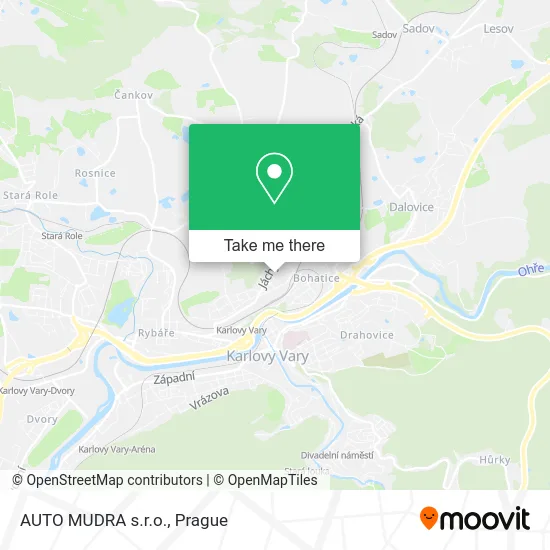 Карта AUTO MUDRA s.r.o.