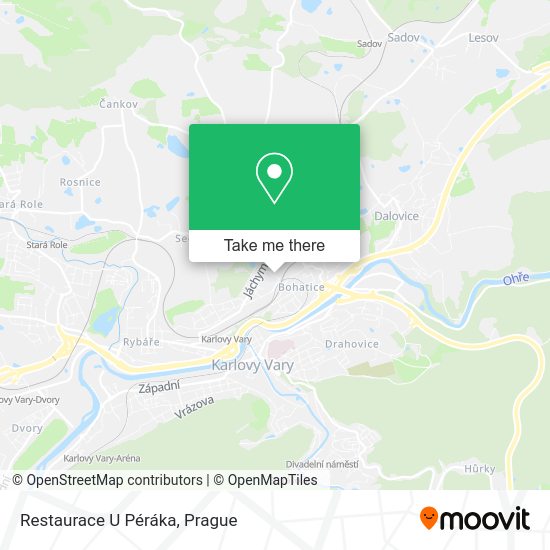 Карта Restaurace U Péráka