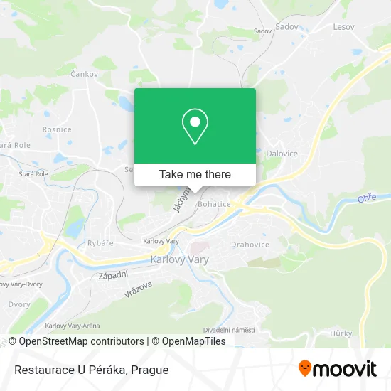 Карта Restaurace U Péráka