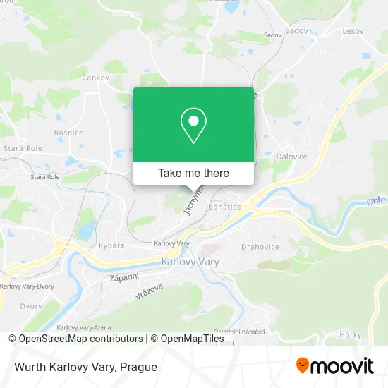 Карта Wurth Karlovy Vary