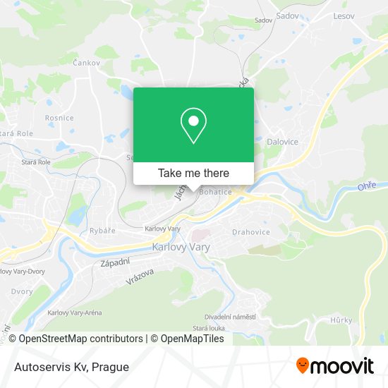 Карта Autoservis Kv