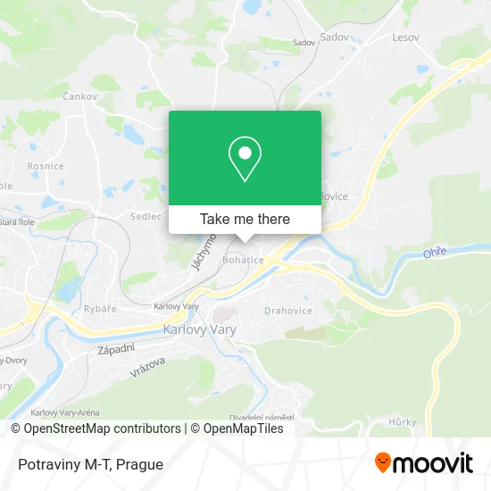 Карта Potraviny M-T