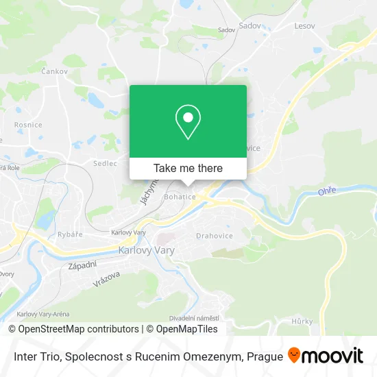 Карта Inter Trio, Spolecnost s Rucenim Omezenym