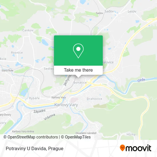 Карта Potraviny U Davida