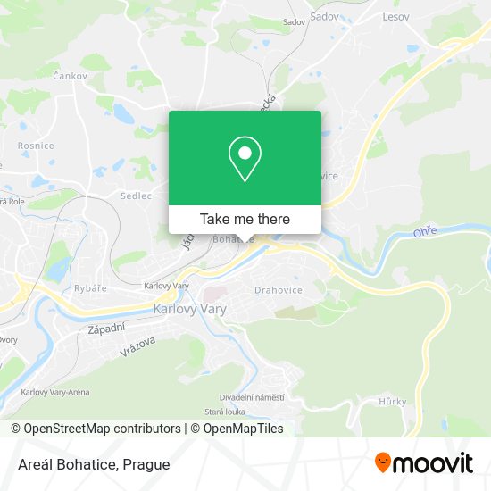 Карта Areál Bohatice