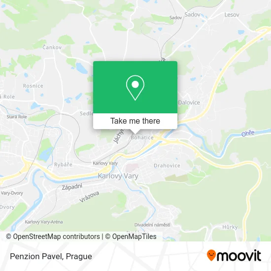 Карта Penzion Pavel