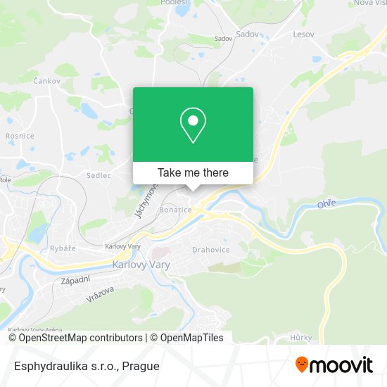 Карта Esphydraulika s.r.o.