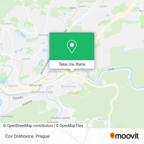Карта Čov Drahovice