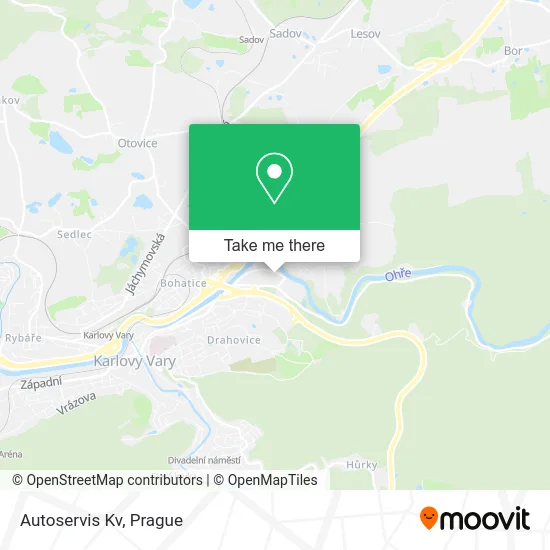Карта Autoservis Kv