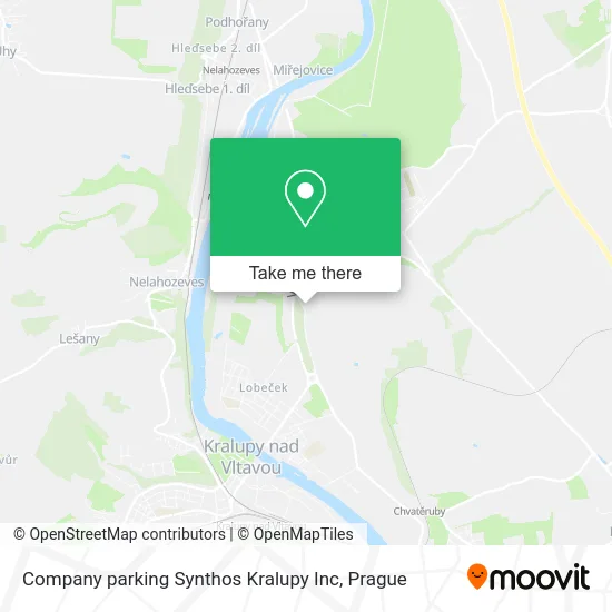 Карта Company parking Synthos Kralupy Inc