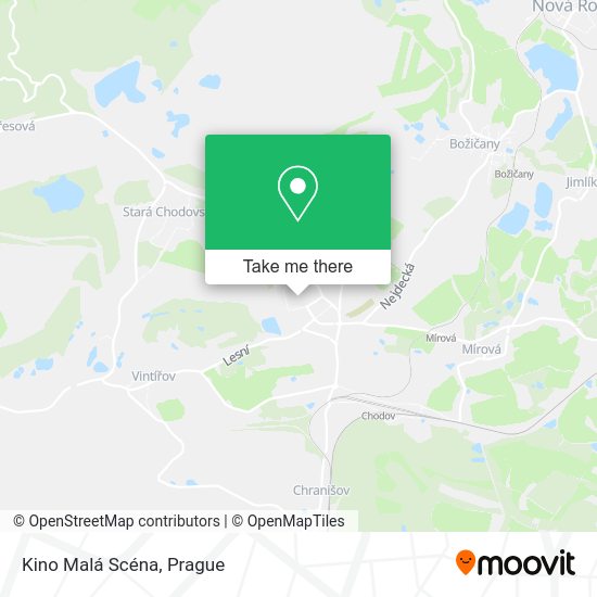 Карта Kino Malá Scéna