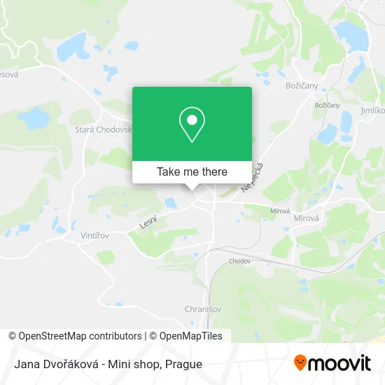 Карта Jana Dvořáková - Mini shop